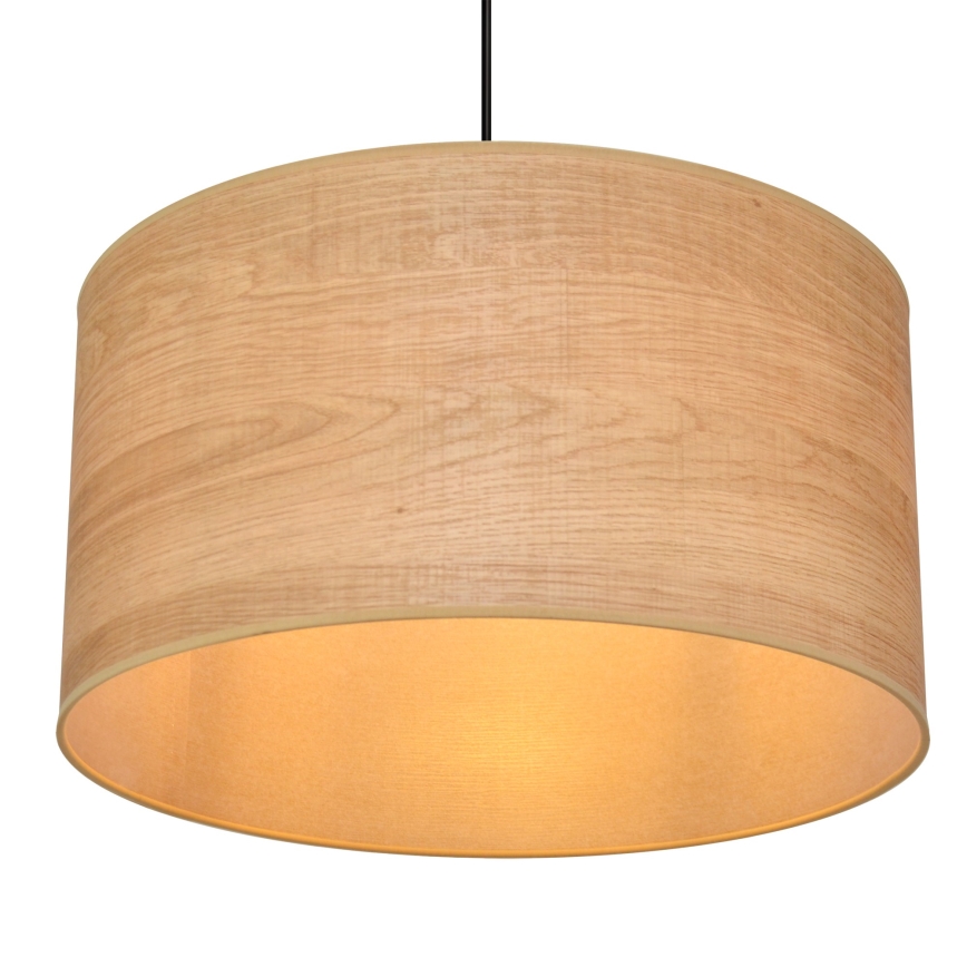 Lustr na lanku ALBA 1xE27/15W/230V pr. 45 cm hnědá/černá