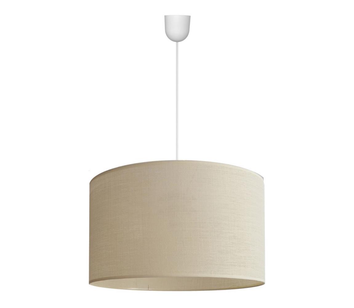 Helam Lustr na lanku ALBA 1xE27/60W/230V pr. 45 cm béžová HE0991
