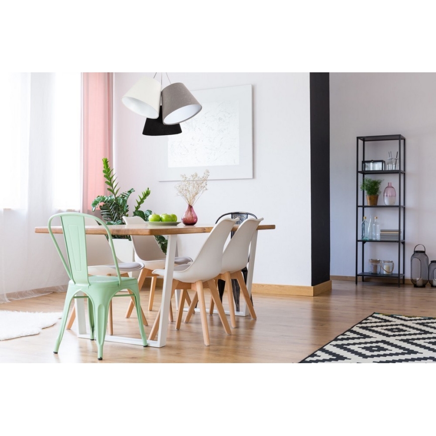 Lustr na lanku AMBROSIA 3xE27/60W/230V