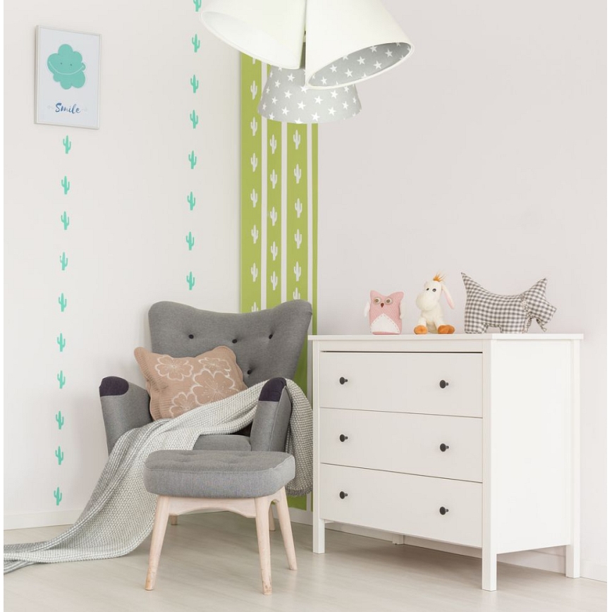 Lustr na lanku AMBROSIA 3xE27/60W/230V