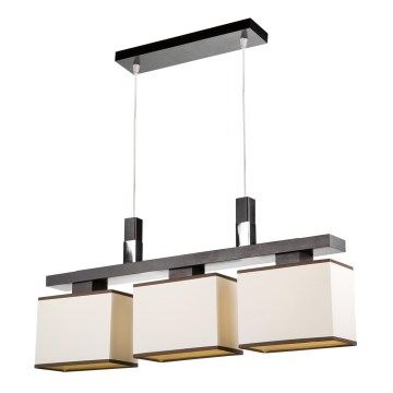 Lustr na lanku AMELIA 3xE27/60W/230V