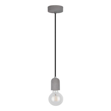 Lustr na lanku AMORY 1xE27/60W/230V beton