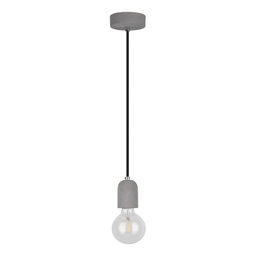 Lustr na lanku AMORY 1xE27/60W/230V beton