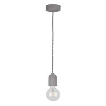 Lustr na lanku AMORY 1xE27/60W/230V beton