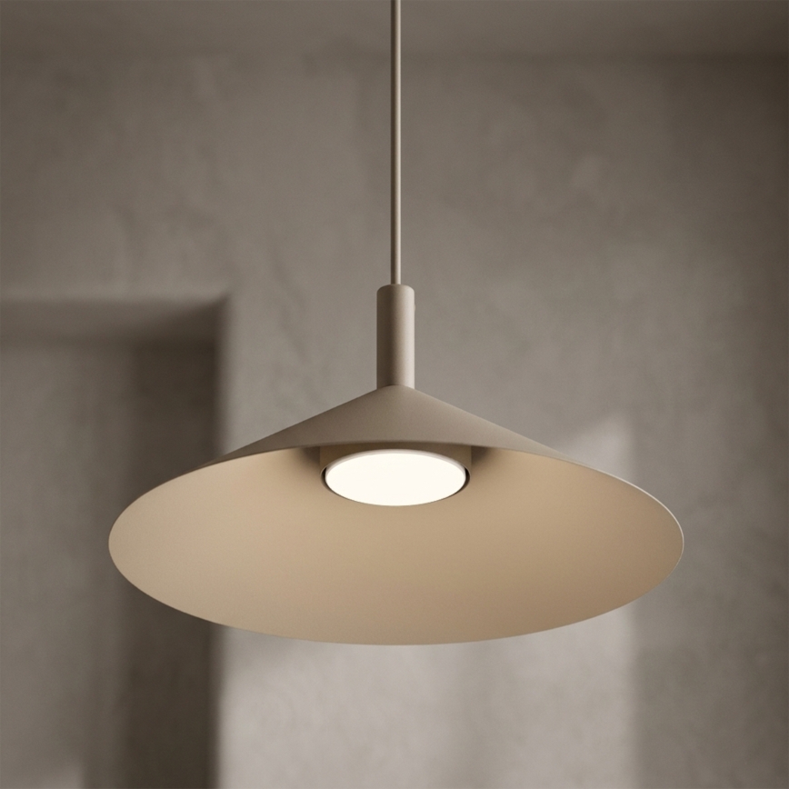 Lustr na lanku ANEGA 1xGX53/15W/230V pr. 30 cm béžová