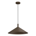 Lustr na lanku ANEGA 1xGX53/15W/230V pr. 40 cm hnědá