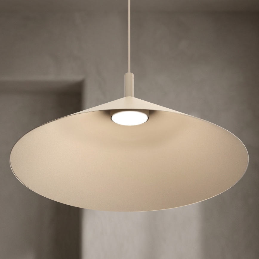 Lustr na lanku ANEGA 1xGX53/15W/230V pr. 50 cm béžová