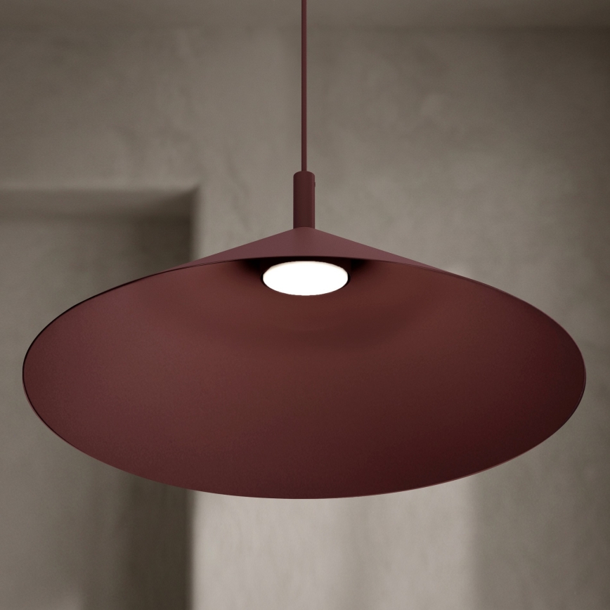 Lustr na lanku ANEGA 1xGX53/15W/230V pr. 50 cm burgundy