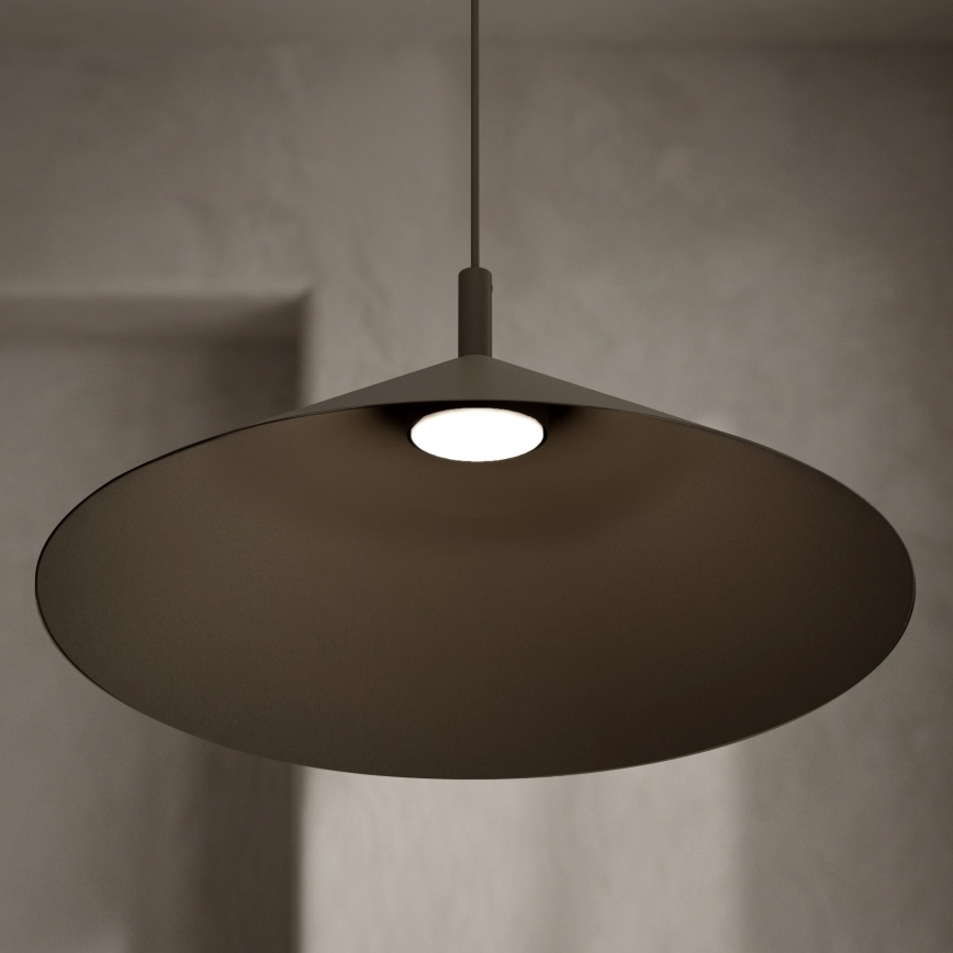 Lustr na lanku ANEGA 1xGX53/15W/230V pr. 50 cm hnědá