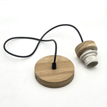 Lustr na lanku ANTONIO 1xE27/60W/230V dub
