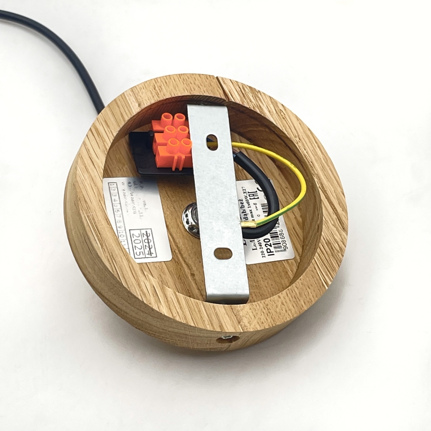 Lustr na lanku ANTONIO 1xE27/60W/230V dub