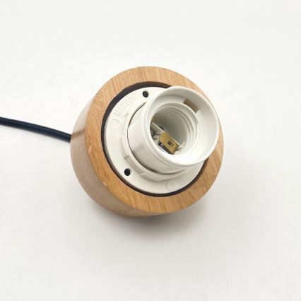 Lustr na lanku ANTONIO 1xE27/60W/230V dub