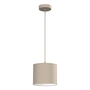 Lustr na lanku ARDEN 1xE27/15W/230V pr. 18 cm béžová