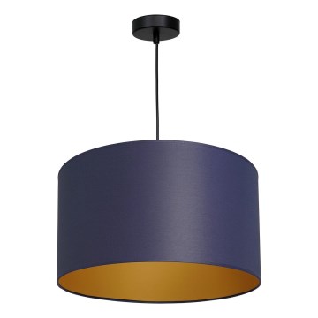 Lustr na lanku ARDEN 1xE27/60W/230V pr. 40 cm fialová/zlatá