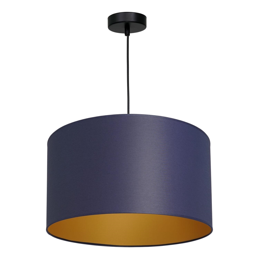 Lustr na lanku ARDEN 1xE27/60W/230V pr. 40 cm fialová/zlatá