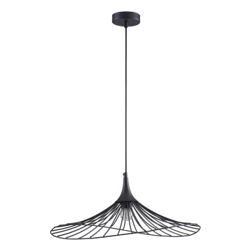 Lustr na lanku ARIELLE 1xE27/20W/230V pr. 50 cm černá