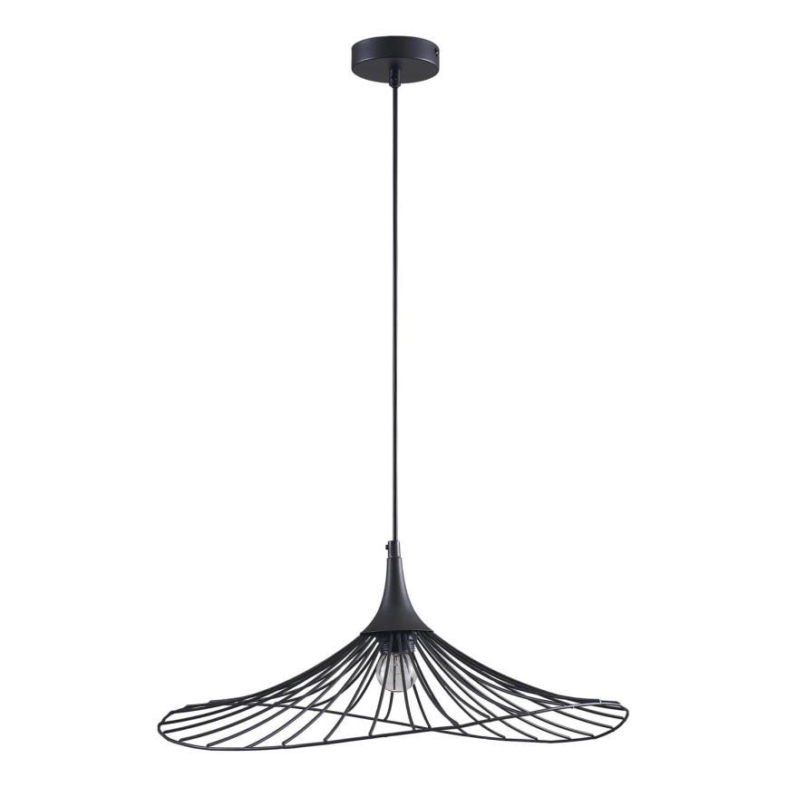 Lustr na lanku ARIELLE 1xE27/20W/230V pr. 50 cm černá