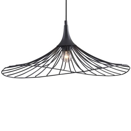 Lustr na lanku ARIELLE 1xE27/20W/230V pr. 50 cm černá