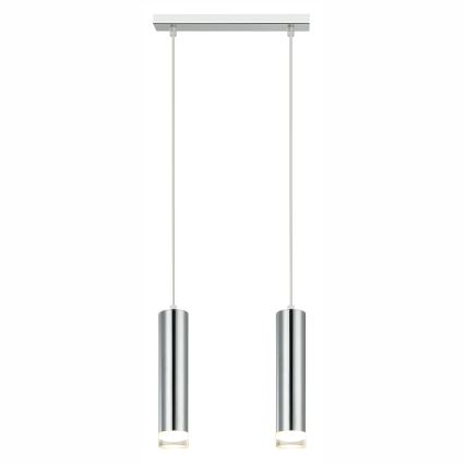 Lustr na lanku ARMIN 1xGU10/10W/230V lesklý chrom