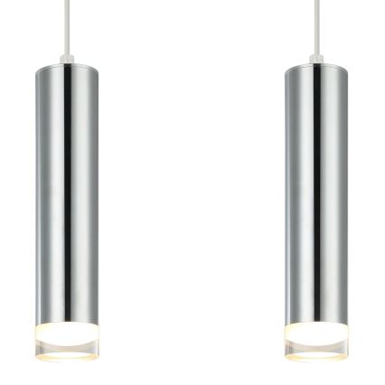 Lustr na lanku ARMIN 1xGU10/10W/230V lesklý chrom