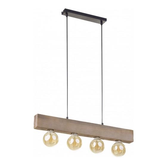 Lustr na lanku ARTWOOD 4xE27/60W/230V