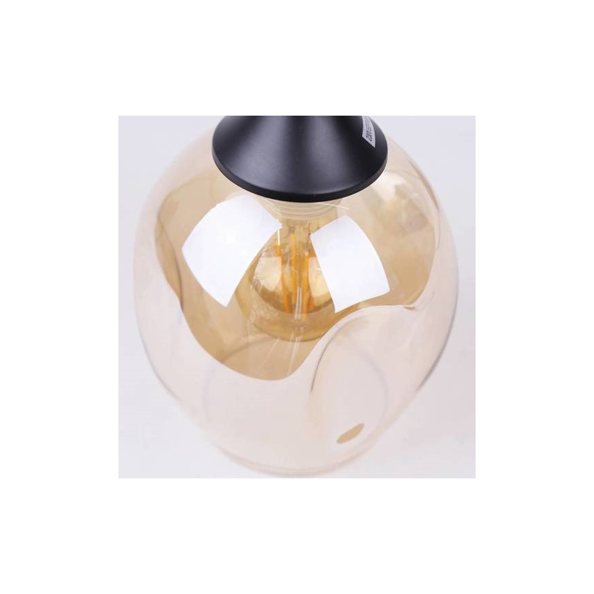 Lustr na lanku ASPA 1xE27/40W/230V černá