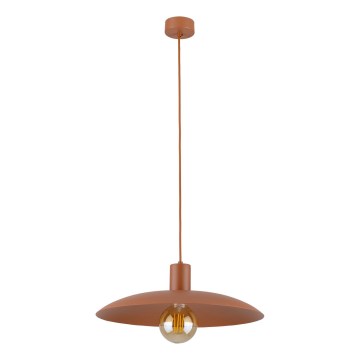 Lustr na lanku ASTRA 1xE27/15W/230V pr. 41 cm cihlová