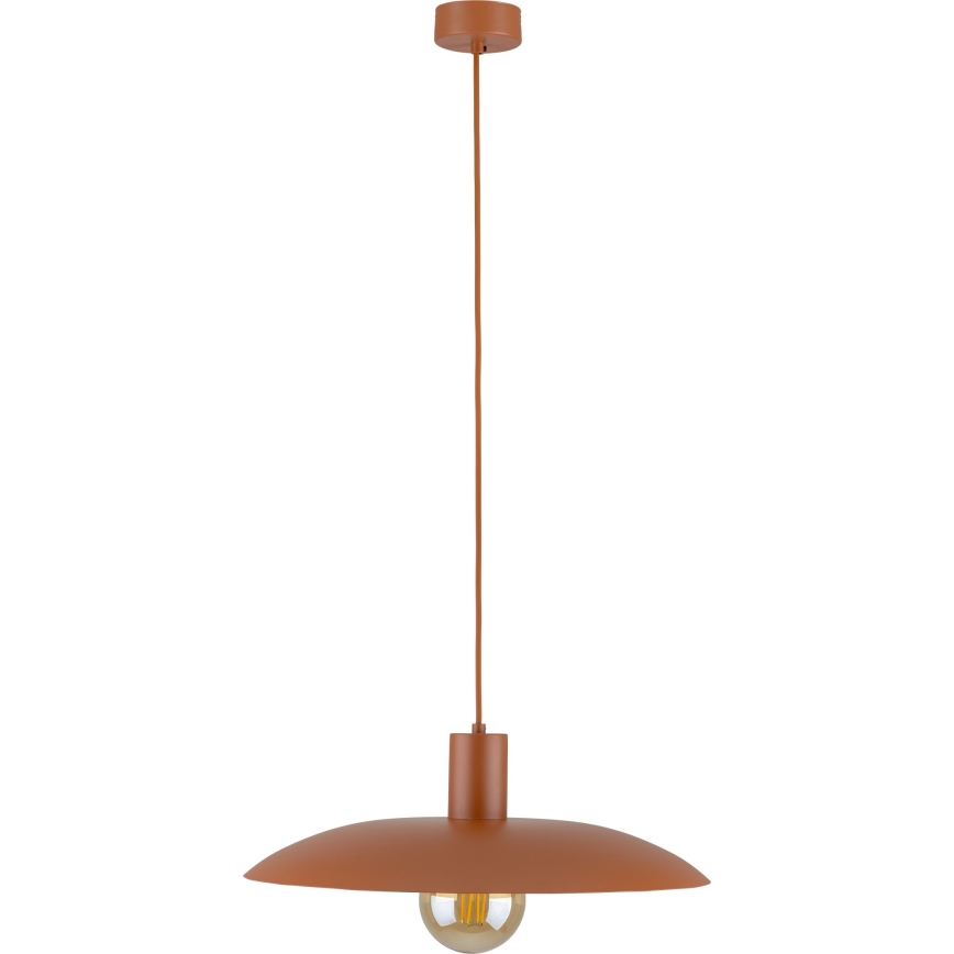 Lustr na lanku ASTRA 1xE27/15W/230V pr. 41 cm cihlová