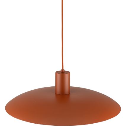 Lustr na lanku ASTRA 1xE27/15W/230V pr. 41 cm cihlová