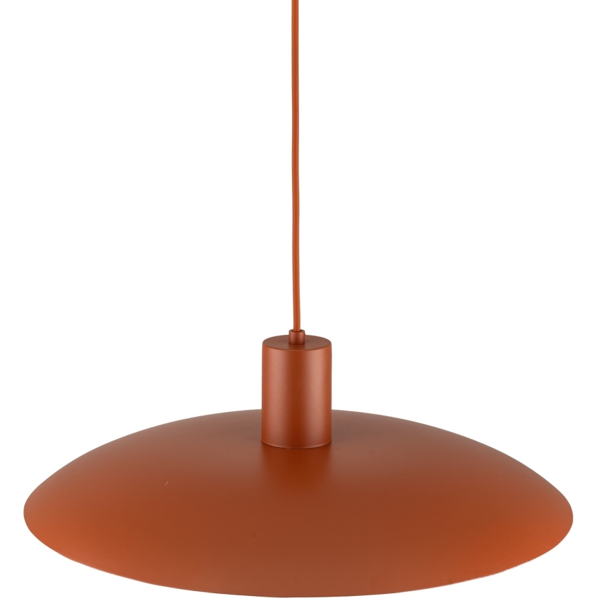 Lustr na lanku ASTRA 1xE27/15W/230V pr. 41 cm cihlová