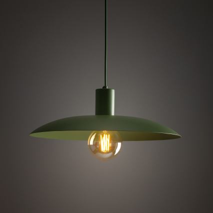 Lustr na lanku ASTRA 1xE27/15W/230V pr. 41 cm zelená