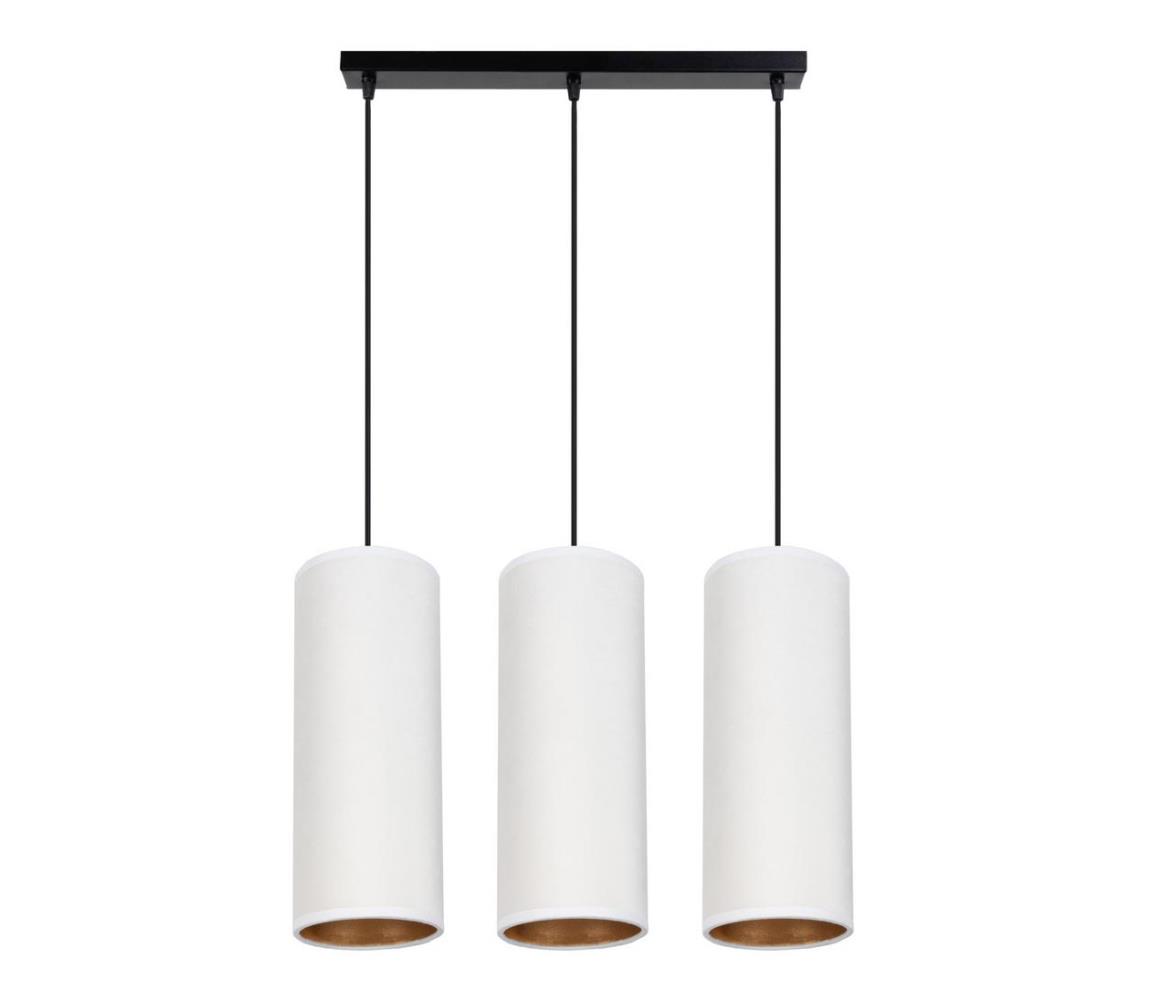 HEXE Lustr na lanku AVALO 3xE27/60W/230V bílá HX0067