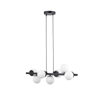 Lustr na lanku AVOLA 7xG9/12W/230V černá