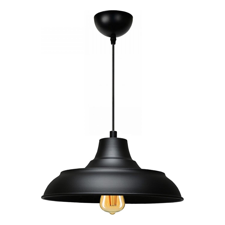 Lustr na lanku AYD 1xE27/40W/230V černá