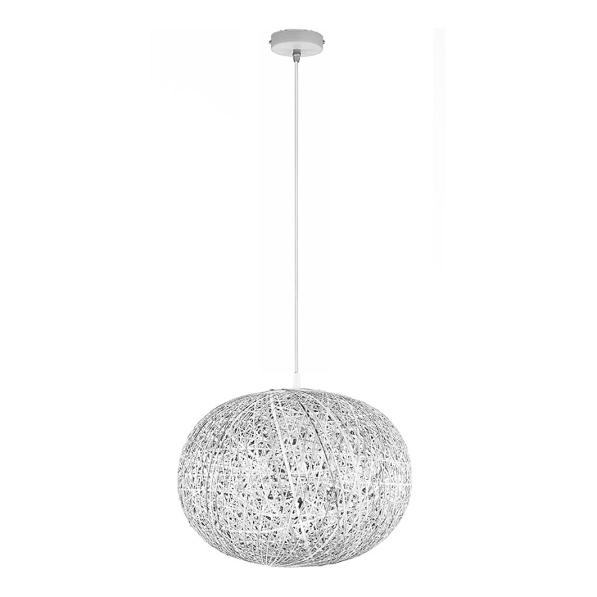 Lustr na lanku BACKAZ WHITE 1xE27/60W/230V