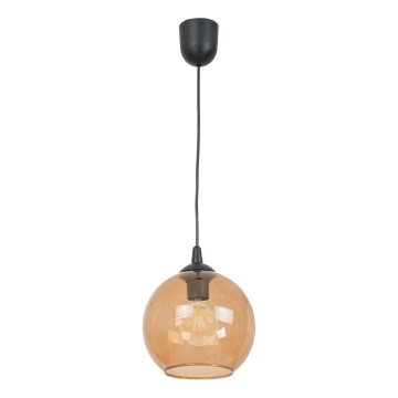 Lustr na lanku BALL 1xE27/60W/230V pr. 20 cm béžová