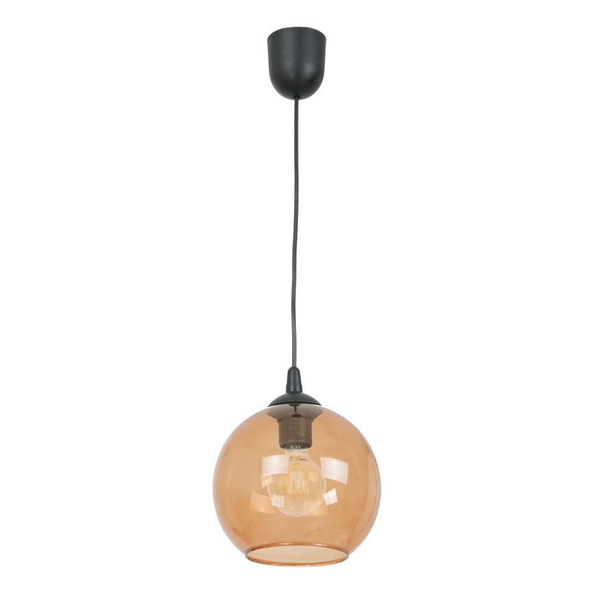 Lustr na lanku BALL 1xE27/60W/230V pr. 20 cm béžová
