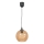 Lustr na lanku BALL 1xE27/60W/230V pr. 20 cm béžová