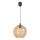 Lustr na lanku BALL 1xE27/60W/230V pr. 25 cm béžová
