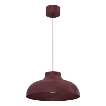 Lustr na lanku BASCA 1xE27/15W/230V burgundy