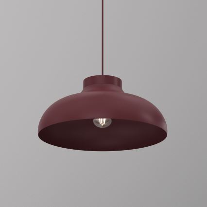 Lustr na lanku BASCA 1xE27/15W/230V burgundy