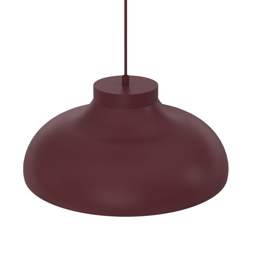 Lustr na lanku BASCA 1xE27/15W/230V burgundy