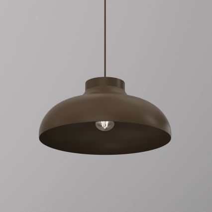 Lustr na lanku BASCA 1xE27/15W/230V hnědá