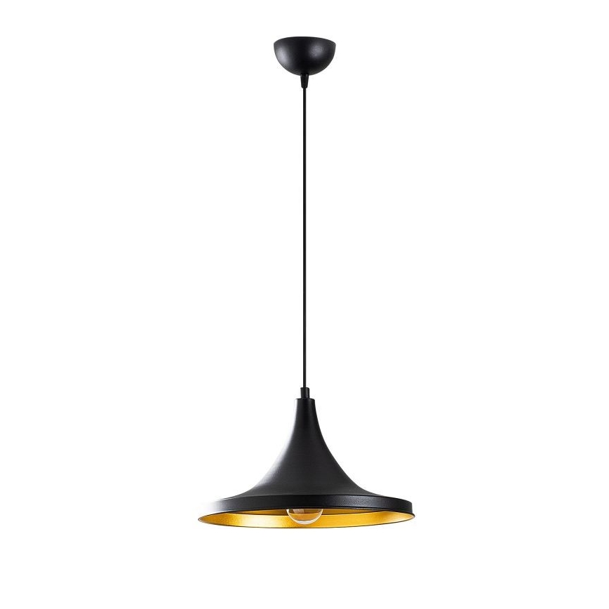 Lustr na lanku BERCESTE 1xE27/40W/230V černá