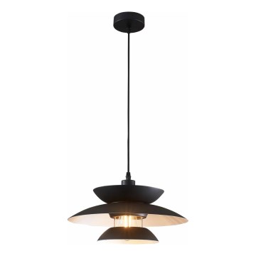 Lustr na lanku BERIT 1xE27/20W/230V černá