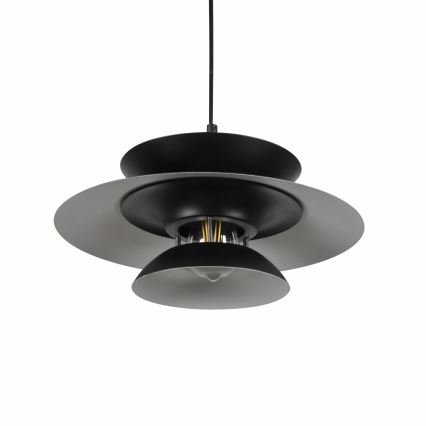 Lustr na lanku BERIT 1xE27/20W/230V černá