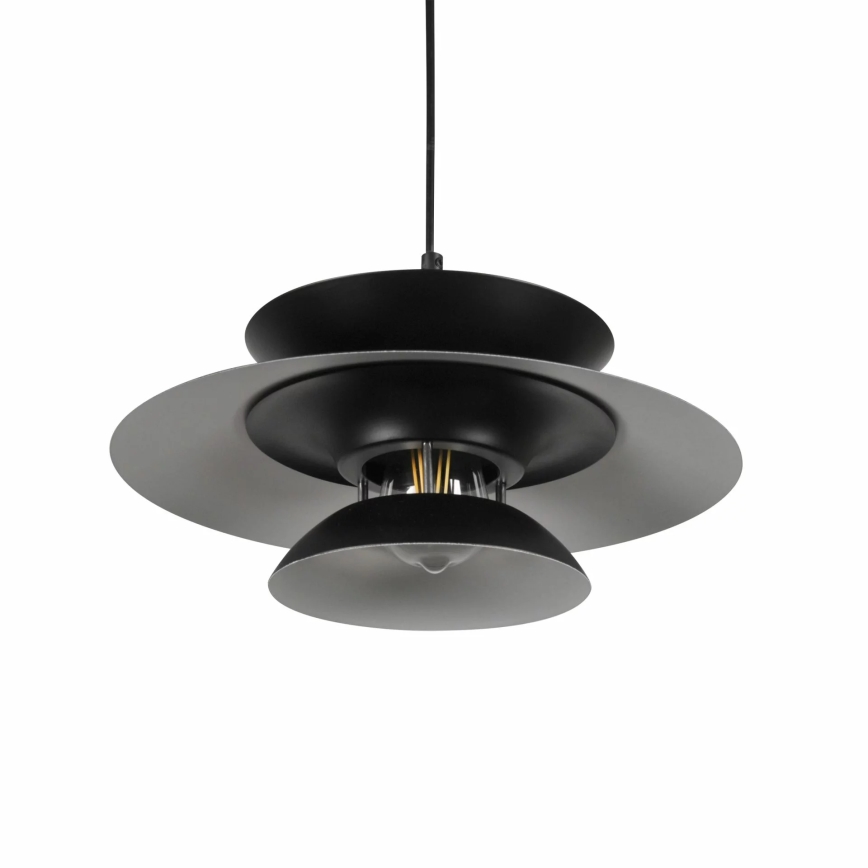 Lustr na lanku BERIT 1xE27/20W/230V černá