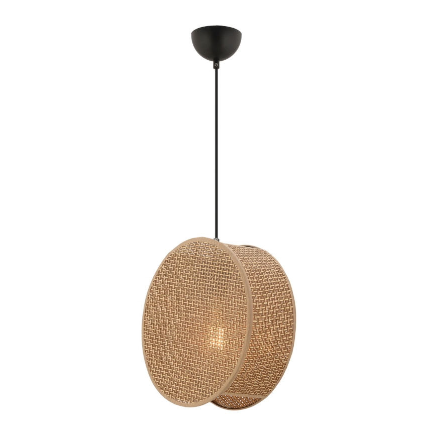 Lustr na lanku BIG DRUM 1xE27/60W/230V hnědá