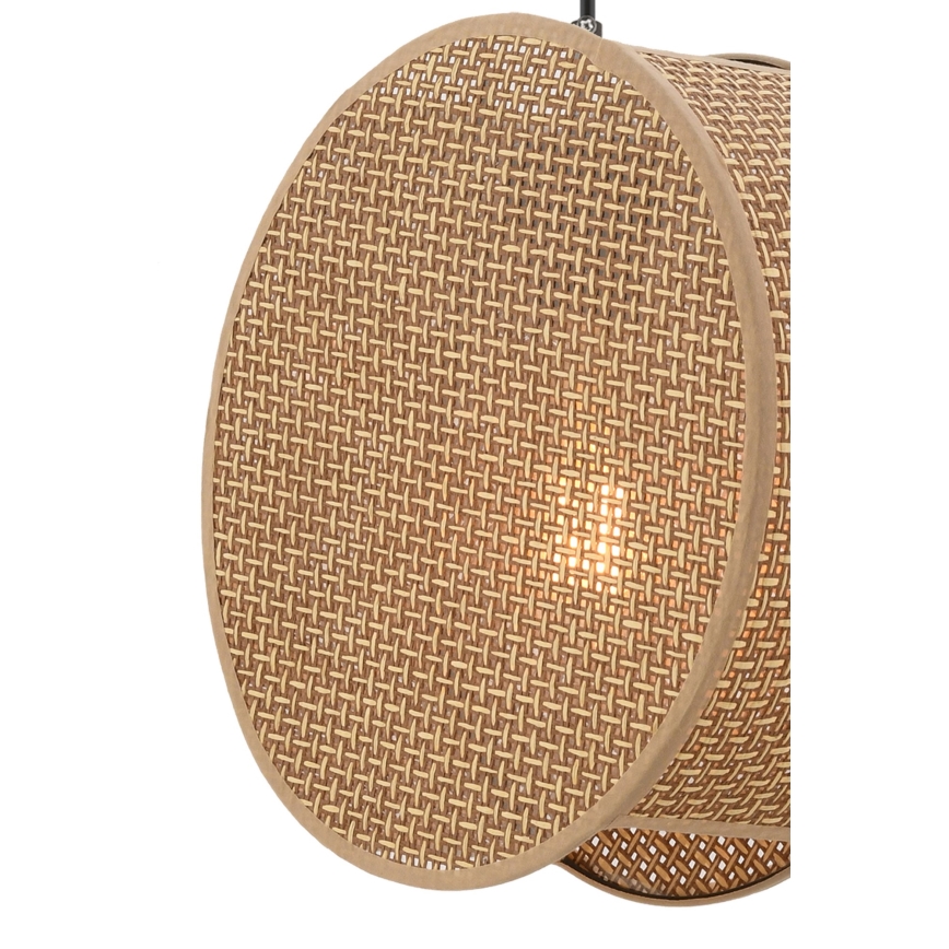 Lustr na lanku BIG DRUM 1xE27/60W/230V hnědá