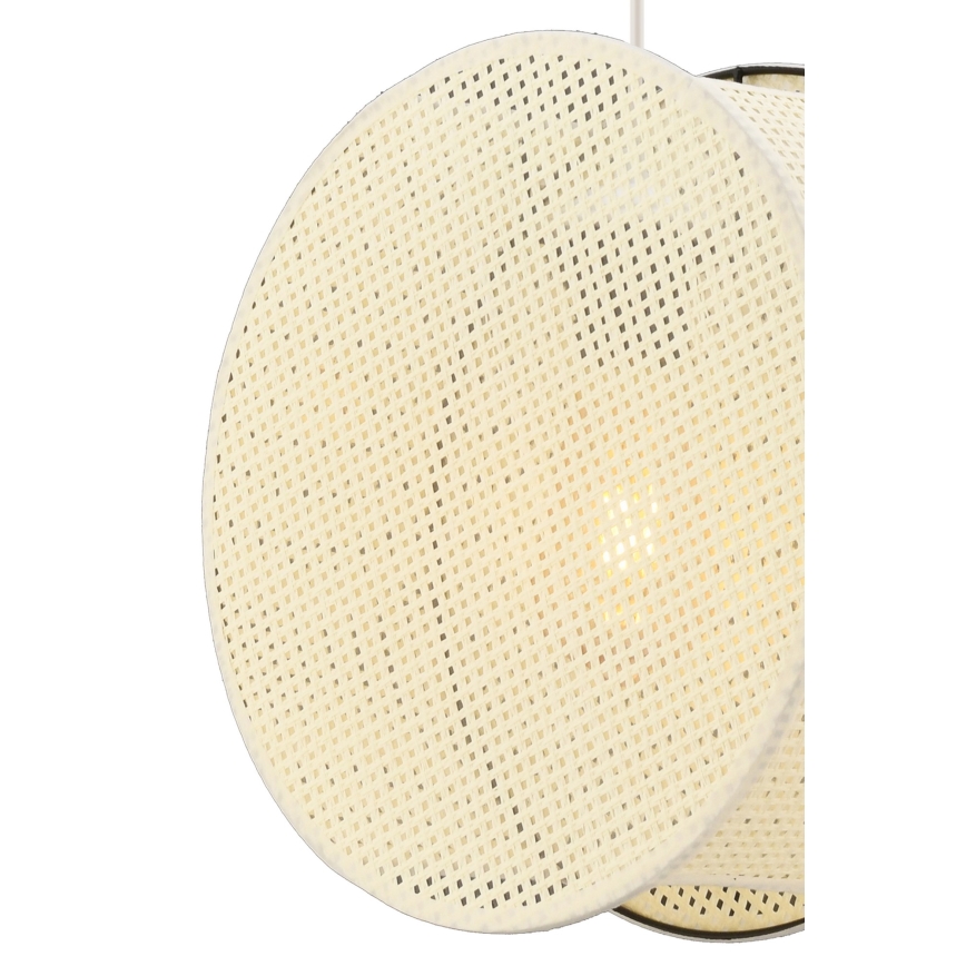 Lustr na lanku BIG DRUM 1xE27/60W/230V krémová